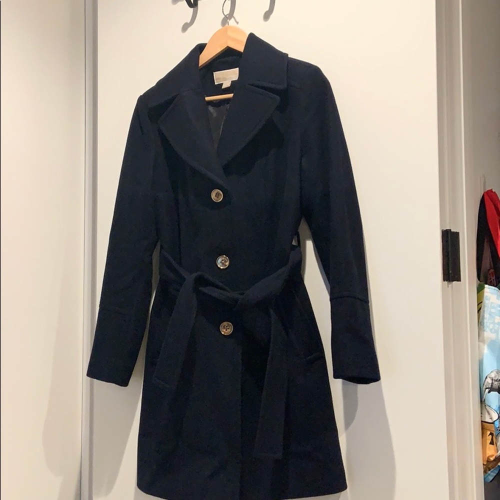 MICHAEL Michael Kors Gray Pea Coat
